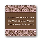 Delicate Patterns -- Pink Address Labels