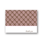 Delicate Patterns -- Pink Thank You Cards