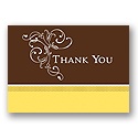 Initial Cuteness -- Canary Thank You Card