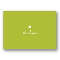 Cute as Button -- Olive Thank You Card