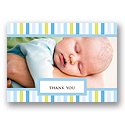 Nonstop Love -- Blue Photo Thank You Card