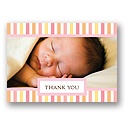 Nonstop Love -- Pink Photo Thank You Card
