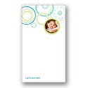 Soft Floral -- Green Personalized Note Card