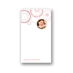 Soft Floral -- Pink Personalized Note Card