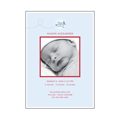 Anticipated Arrival -- Photo Birth Announcements