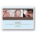 Darling Trip -- Blue Photo Birth Announcement