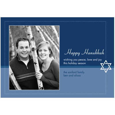 Shining Star -- Hanukkah Photo Cards