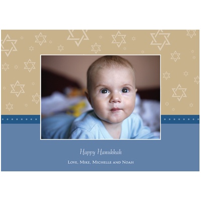 Stars of David -- Hanukkah Photo Cards