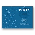 Ring in the New Year  -- Blue Party Invitation