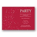 Ring in the New Year  -- Red Party Invitation
