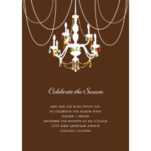 Chandelier Chic Party Invitation