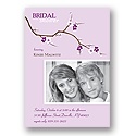 Springtime -- Violet Bridal Shower Invitation