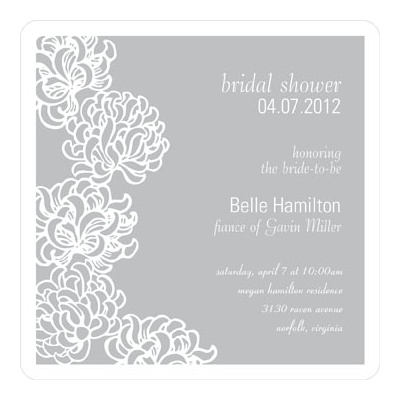 Blossoms -- Bridal Shower Invitation