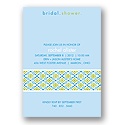 Cherished -- Blue Bridal Shower Invitation