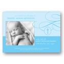 Connected -- Blue Baptism Invitation
