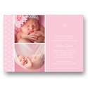 It's Time! -- Pink Baptism Invitation