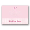 Peace, Love, Faith -- Pink Baptism Invitation