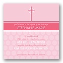 Little Angel -- Pink Baptism Invitation