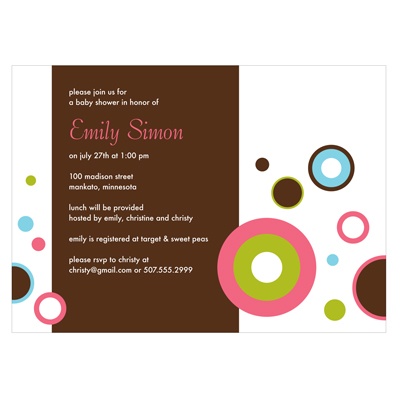 Ecard Baby Shower Invitations on Fun With Bubbles    Baby Shower Invitations   Pear Tree Greetings