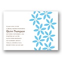 Flower Shower -- Blue Bridal Shower Invitation