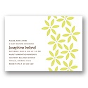Flower Shower -- Celery Baby Shower Invitation