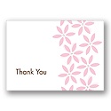 Flower Shower -- Pink Thank You Card