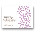 Flower Shower -- Violet Baby Shower Invitation
