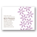 Flower Shower -- Violet Bridal Shower Invitation