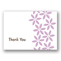 Flower Shower -- Violet Thank You Card