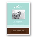 Special Delivery -- Aqua Photo Birth Announcement