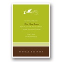 Special Delivery -- Olive Birth Announcement