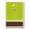 Special Delivery -- Olive Baby Shower Invitation