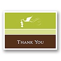 Special Delivery -- Olive Triplet Thank You Card