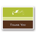 Special Delivery -- Olive Twin Thank You Card