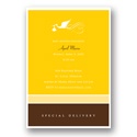 Special Delivery -- Canary Baby Shower Invitation