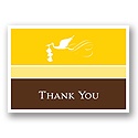 Special Delivery -- Canary Triplet Thank You Card