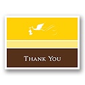 Special Delivery -- Canary Twin Thank You Card