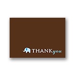 Baby Mobile -- Mocha & Sky Thank You Card