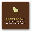 Baby Mobile - Mocha & Olive Address Label