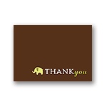 Baby Mobile - Mocha & Olive Thank You Card