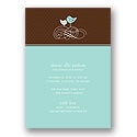 A Birdie Told Me -- Aqua Birth Announcement