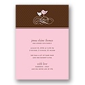 A Birdie Told Me -- Pink Birth Announcement