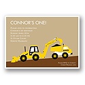 Hard Hat Required Birthday Party Invitation