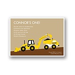 Hard Hat Required Birthday Party Invitation