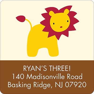 Safari Friends -- Address Label