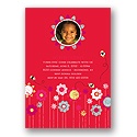 Springtime Buzz -- Merlot Photo Birthday Party Invitation