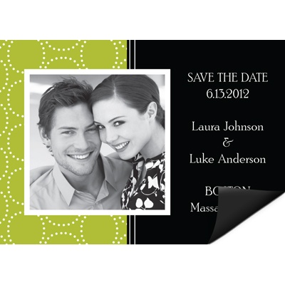Hugs & Kisses - Mini Save the Date Magnet