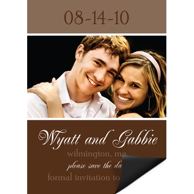 Simply Stated - Save the Date Magnet