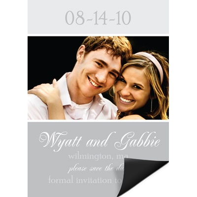Simply Stated - Save the Date Magnet