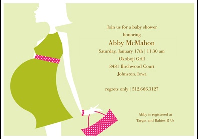 Love Shows -- Olive Baby Shower Invitation